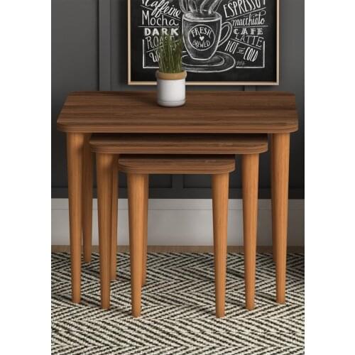 Walnut Letto Zigon Coffee Table coffee table tea table