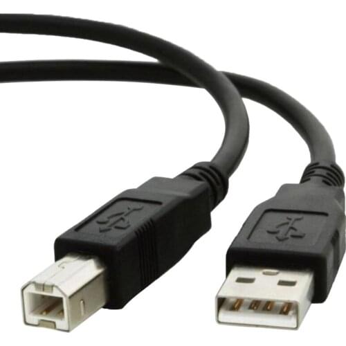 USB PRINTER CABLE 1.5 METERS BLACK POWERMASTER