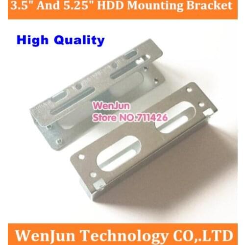 High Quality 3.5" And 5.25" Hard Disk Drive HDD Mounting Bracket 5.25inch and 3.5inch Free Shipping