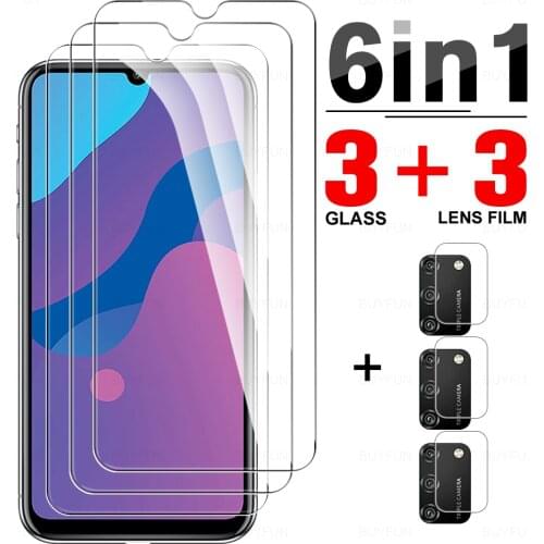 6-in-1 Protective Tempered Glass On The For Honor 8c 8s Screen Protector For Honor 9 Lite 9x lite 9a Camera Protective Lens Film