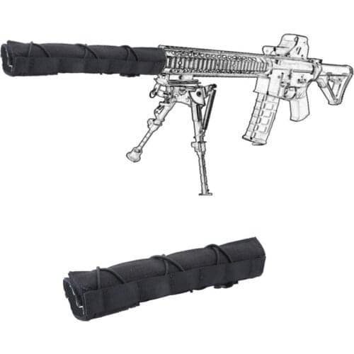 22cm Tactical Sniper Silencer Protective Cover Pistol Suppressor Shield Sleeve Muffler Holster Shooting Hunting Accessories