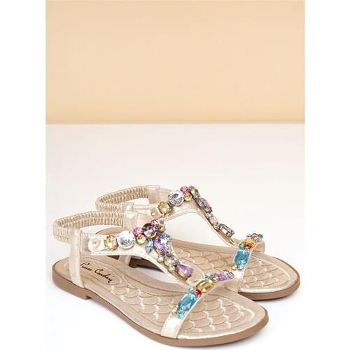Pierre Cardin Women Casual Sandals-Gold