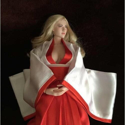 1/6 Scale Sexy Anime witch kimono Clothes Model for 12 inches Action Figure Body Female Figure Accessory In Stock