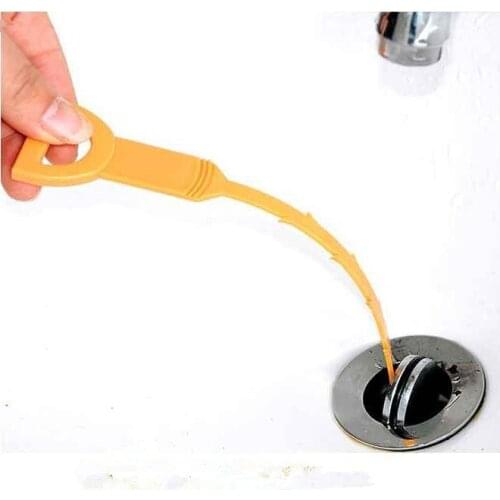 1PC Sink Hair cleaning Cleaning Hook Toilet Drain Cleaning Hook Bathroom Floor Drain Sewer Dredge Device Small Tools OK 0042