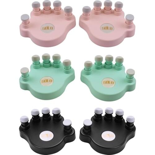 1 Pair Piano Finger Trainer Strength Training Tools Finger Correctors Soft Finger Pads Piano Keyboard Hand Grip Exerciser Piano