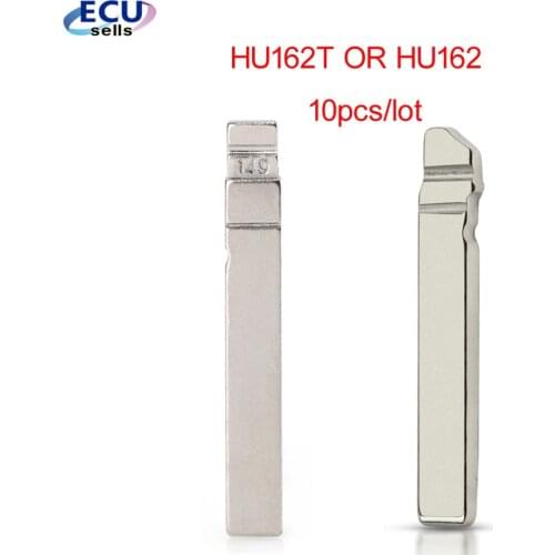 10pcs/lot Flip Remote Key Blade for Volkswagen Golf 7 Sportsvan, For KEYDIY/Xhorse Key HU162 HU162T Blade
