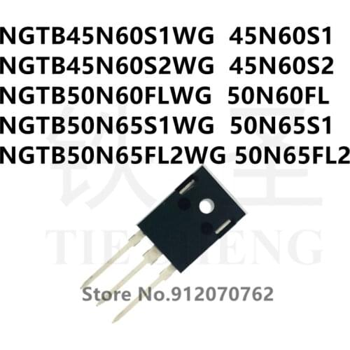 10PCS NGTB45N60S1WG 45N60S1 NGTB45N60S2WG 45N60S2 NGTB50N60FLWG 50N60FL NGTB50N65S1WG 50N65S1 NGTB50N65FL2WG 50N65FL2 TO-247