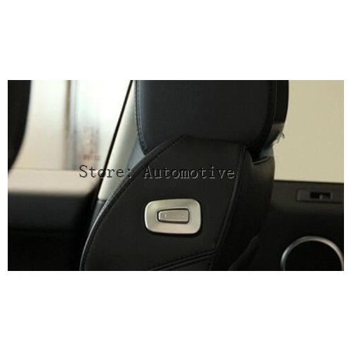 For Land Rover Range Rover Sport HSE 2014-2017 Range Rover Vogue Car Accessories ABS Chrome Copilot Seat Adjust Switch Trim