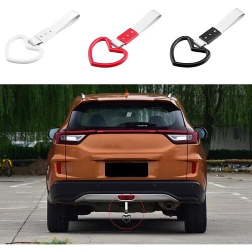 Car Interior Pull Ring Warning Static Belt Decorative Hanging Ring Rear Bumper Safety Handle Hand Strap Drift Auto Accessories
