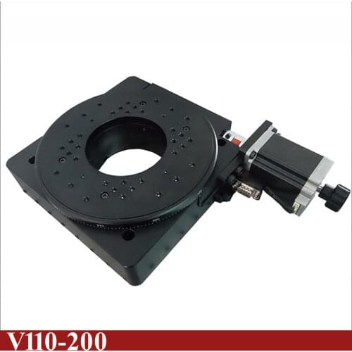 Dia 40mm Motorized Rotation Stage Mount Electric Rotary Angle Table Load 5kg+28 Stepper Motor