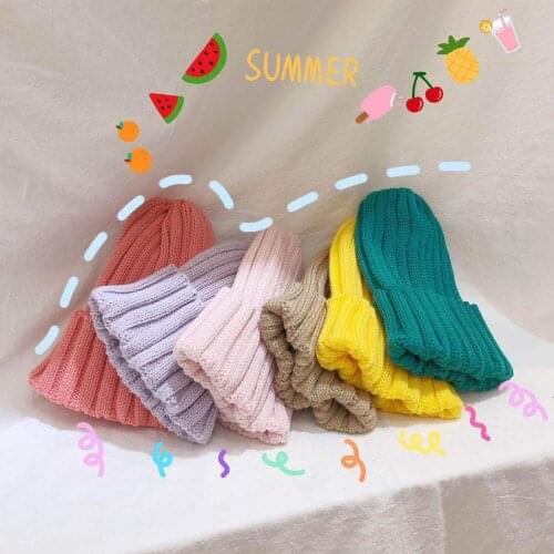 Childrens winter hat Cute Baby Hat Winter Spring Autumn Warm Kids Cap Beanie Childrens Knitted Hats for Boys Girls