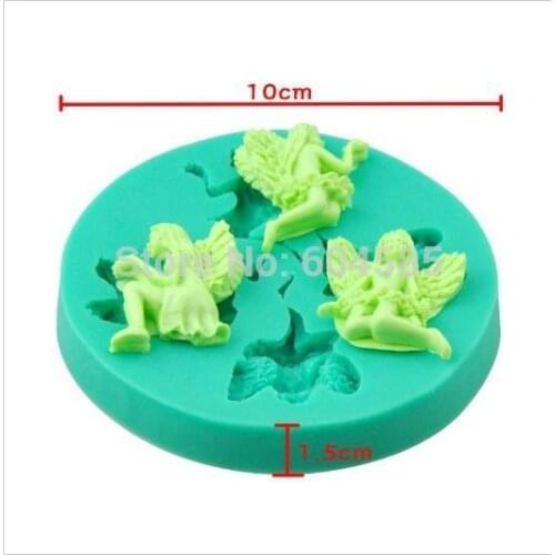 New Angel Shape Soft Silicone Cake Mold Of Diameter
