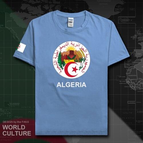 Republic of Algeria Algerian Islam DZA men t shirt fashion jerseys nation team cotton t-shirts sporting clothing tees Dzayer 20