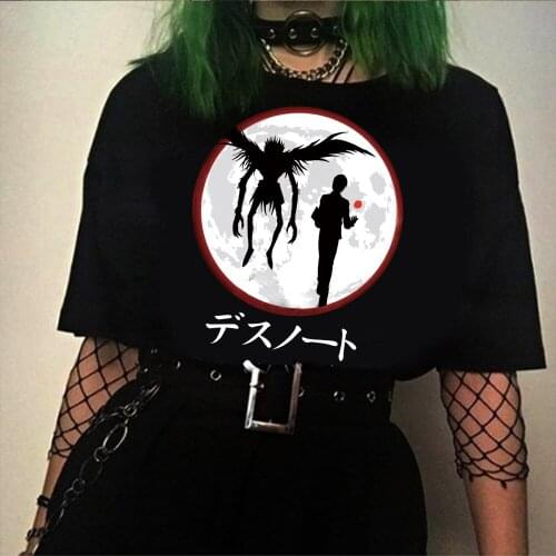 Japanese Anime Death Note Graphic Tees T Shirt Harajuku Short Sleeve T-shirt Tops