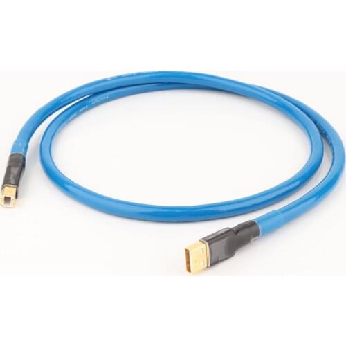 Hifi audio 6N OFC Silver Plated USB CABLE USB2.0 A to B Digital Audio DAC Cable Professional USB 2.0 Cable Audio USB Turntab