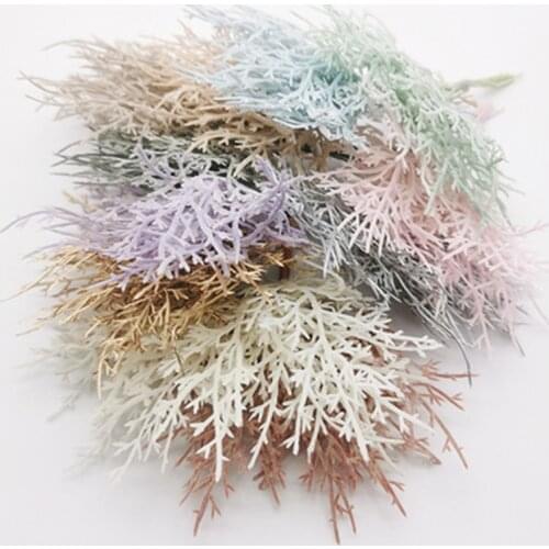 10PCS Artificial Leaf Flower Head Artificial Flower Bouquet Wedding Home Decoration Wreath DIY Apparel Hair Accessories