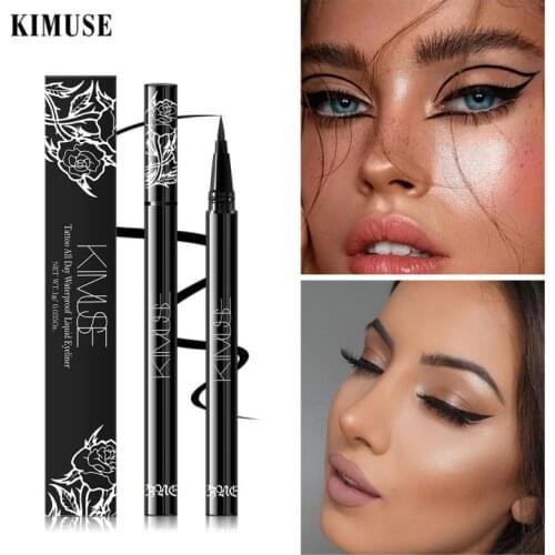 Eyeliner Pencil Long Lasting Quick-drying Quick-drying Waterproof Anti-sweat No Blooming Eyeliner Pen Cosmetic Makeup QBMY
