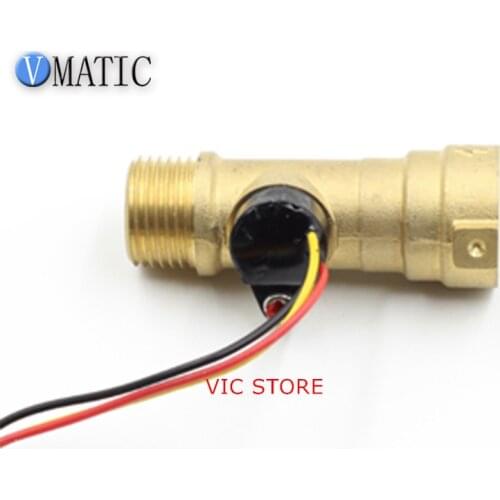 Free Shipping Water Pump Magnetic Brass Flow Switch Reed Sensor VCA568-2