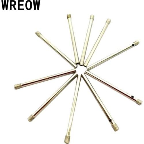 WREOW 10Pcs 4mm Diamond Hole Saw Coated Core Glass Hole Saws Drill Bit Set for Ceramic Glass Granite Marble Tile Hand Tools