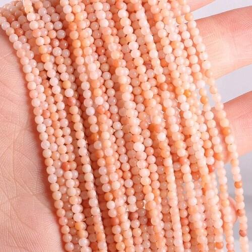 2020 New Natural Stone Beads Sun Stone Round Agates Beadwork for Jewelry Making DIY Necklace bracelet accessories 2mm 3mm