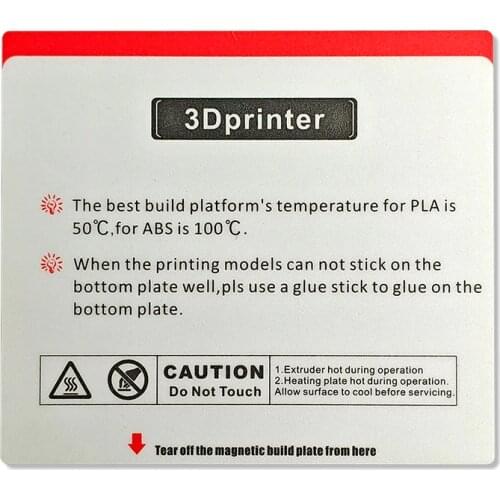 PC plate for QIDI TECH X-maker /X-smart3D Printer: 1pcs