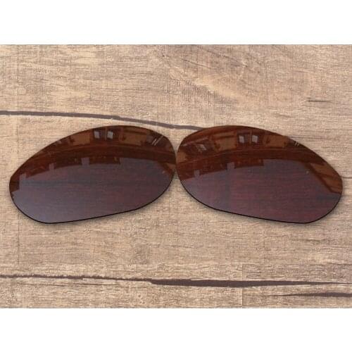 Vonxyz Bronze Brown Polarized Replacement Lenses for-Oakley Monster Dog Frame