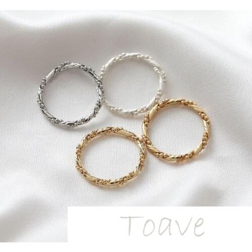 Gold-plated gold-plated matte gold matte silver round hollow frame retro bead chain double twist diy accessory material