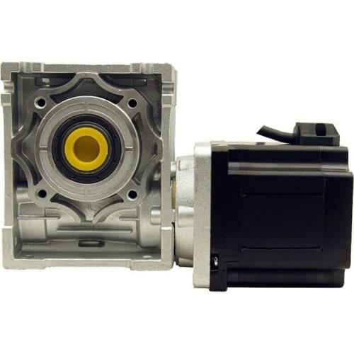NEMA34 stepper motor 4.5NM with worm gearbox 5:1/7.5:1/15:1/20:1/30:1/40:1/50:1/60:1 worm reducer ratio and output shaft