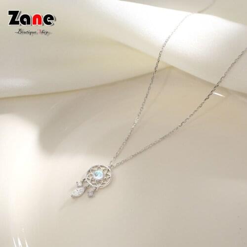 Vintage Fashion Crystal Necklace Indie Link Chains Lucky Gothic Accessories Korean pop Body Jewelry Cute Anime Real Pendant