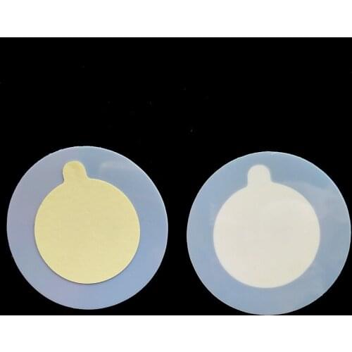 High quality Disposable Eyelash glue holder Pallet Eyelash Extension glue pads stand on eyelash jade stone size 5cm