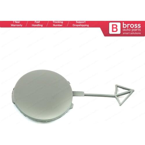 For Seat Leon MK2 1P 2006-2012 1P08077441 1P08077441GRU BROSS BSP1034 Rear Bumper Grille Tow Hitch Hook Eye Protection Cover Cap