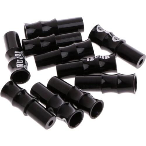 OOTDTY 10Pcs Bike Bicycle Cycling Brake Derailleur Shifter Cable End Crimps Tips