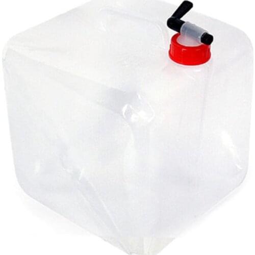 10L Large Capacity Camping Portable Car Drinking Water Pot Outdoor Folding Water Container Car Supplies Accessories