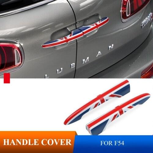 2Pcs CarTrunk Handle Cover Shell Case Trim ABS Decoration Accessories Car Styling For BMW MINI Jcw Clubman F54 Car Accessories
