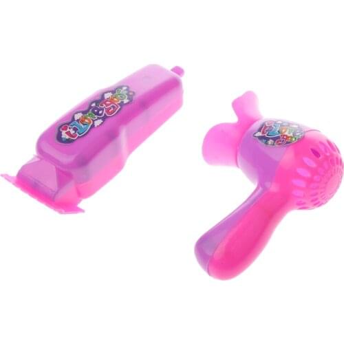 4pcs/set Plastic Beauty Salon Set for Dolls Kids Pretend Play Set