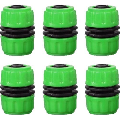 6PCS 1/2 Inch Garden Hose Pipe Quick Repair Connector Extender For Join Hose Connection