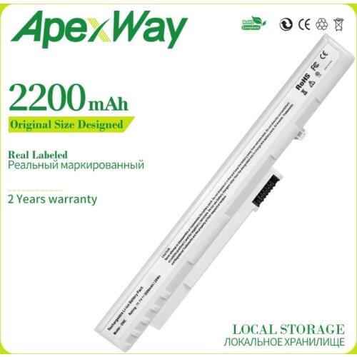 Apexway 2200mAh battery for Acer Aspire One A110 A150 ZG5 LC.BTP00.017 LC.BTP00.043 UM08A32 UM08A51 UM08A52 LC.BTP00.046 UM08A31