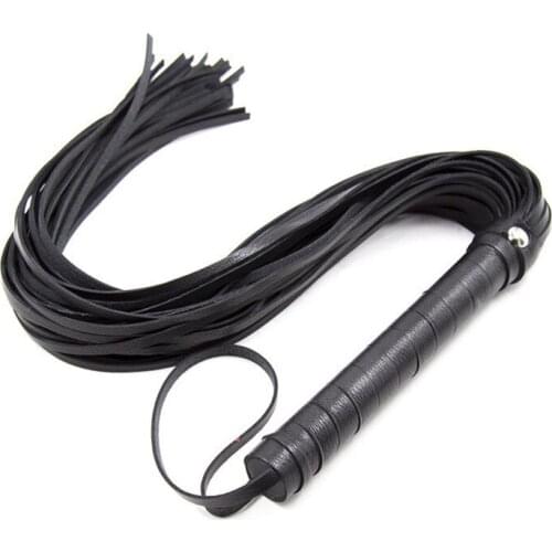 BDSM Sex Slave Whip Fetish Flogger Bondage Restraints Leather Whip Erotic Torture Whip Sex Toys for Couples Adult Spanking Games