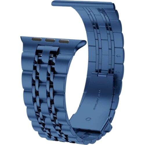 Business Wristband for Apple Watch 6 44mm Band SE Series 5 4 40mm Metal Stainless Steel Bracelet for iWatch 3 Strap 38mm 42mm