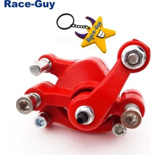 Red Steel Mini Moto Disc Brake Caliper For 43cc 47cc 49cc Pocket Bike Kids Dirt Bike Gas Scooter Baby Crosser 4 Wheeler