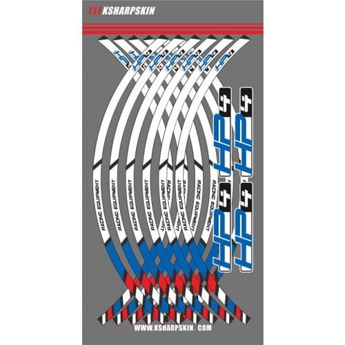 Moto Decals 12 Strips Motorcycle Wheel Sticker Reflective Rim Stripe outer Rim Accessory Stickers For BMW HP4 hp 4