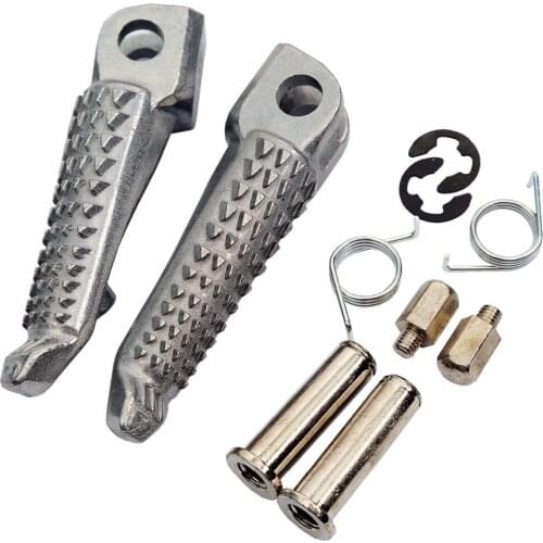 Motorcycle Front Foot Pegs for Kawasaki Ninja ZX6R 03-13 ZX10R 04-13 Ninja 650R (EX650) 06-13 Footrest Pedals FootPegs