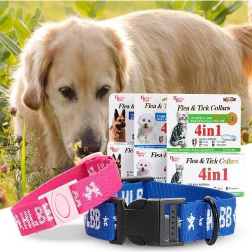 Kill Flea Tick Large/Small Dog Collar Adjustable Big Pet Cat Collar Environmental Prevent Bug Mosquitoes Carrapato Strap For Pet
