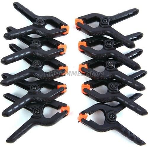 5/10pcs 2inch Spring Clamps Clips DIY Woodworking Tools Plastic Nylon Clamps For Woodworking Spring Clip Photo Studio Background