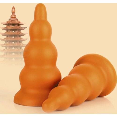 Sex Product Super Soft Anal Butt Men and Women Fake Dildos Penis Butt Plug Dilator Women Masturbation Adult Sex Product SM Toys