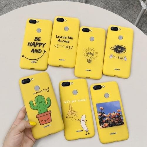 For Xiaomi Redmi 6A Case Silicone Phone Cases on Redmi 6 6 A A6 5.45" Case Ultra Thin Patterned Soft TPU Protective Back Cover
