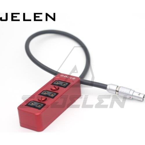 Steadicam 0B 3pin to 3 D-tap Camera power Distributor DTAP three way splitter Metal case with 1/4‘’ screw