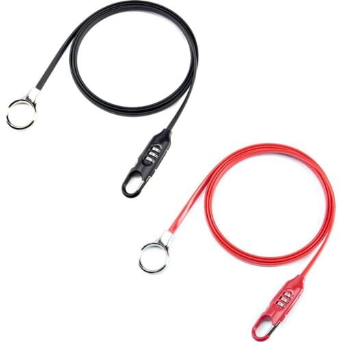 Universal Anti-Theft Bike Bicycle Lock Bicycle Password Lock Steel Cable Lock Mountain Bike Code Lock Motorcycle Helmet Lock