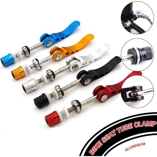 Bicycle Quick Release Aluminium Bike Seat Post Clamp Seatpost Mountain Bike Seat Tube Clamp Bicycle Accessories