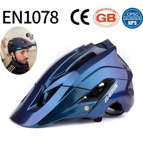 Batfox New Mtb Bicycle Helmet Ultra-Lightweight Mountain Road Cycling Outdoor Sports Riding Protective Helmets Casco Ciclismo